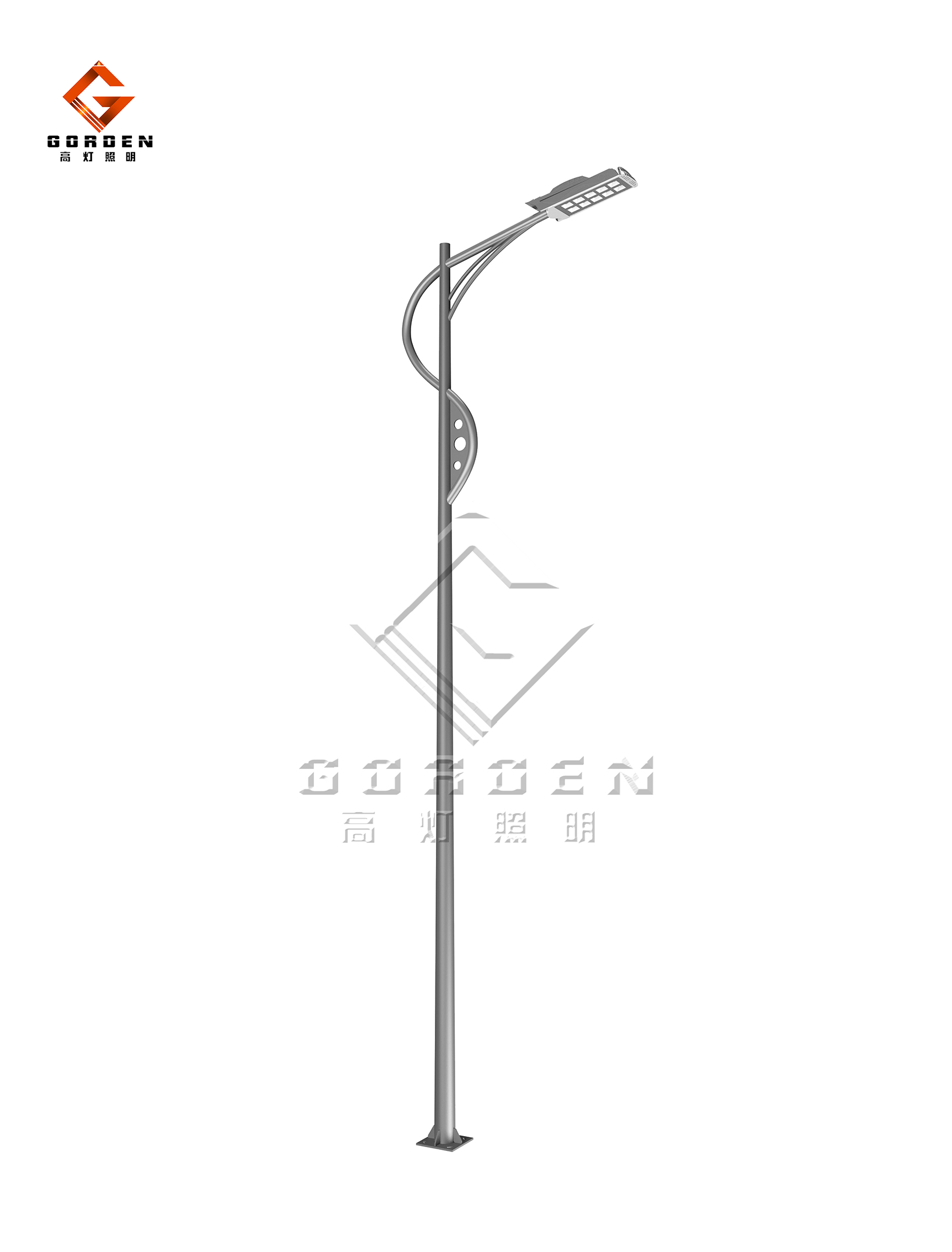 GD-X08 LED现代路灯
