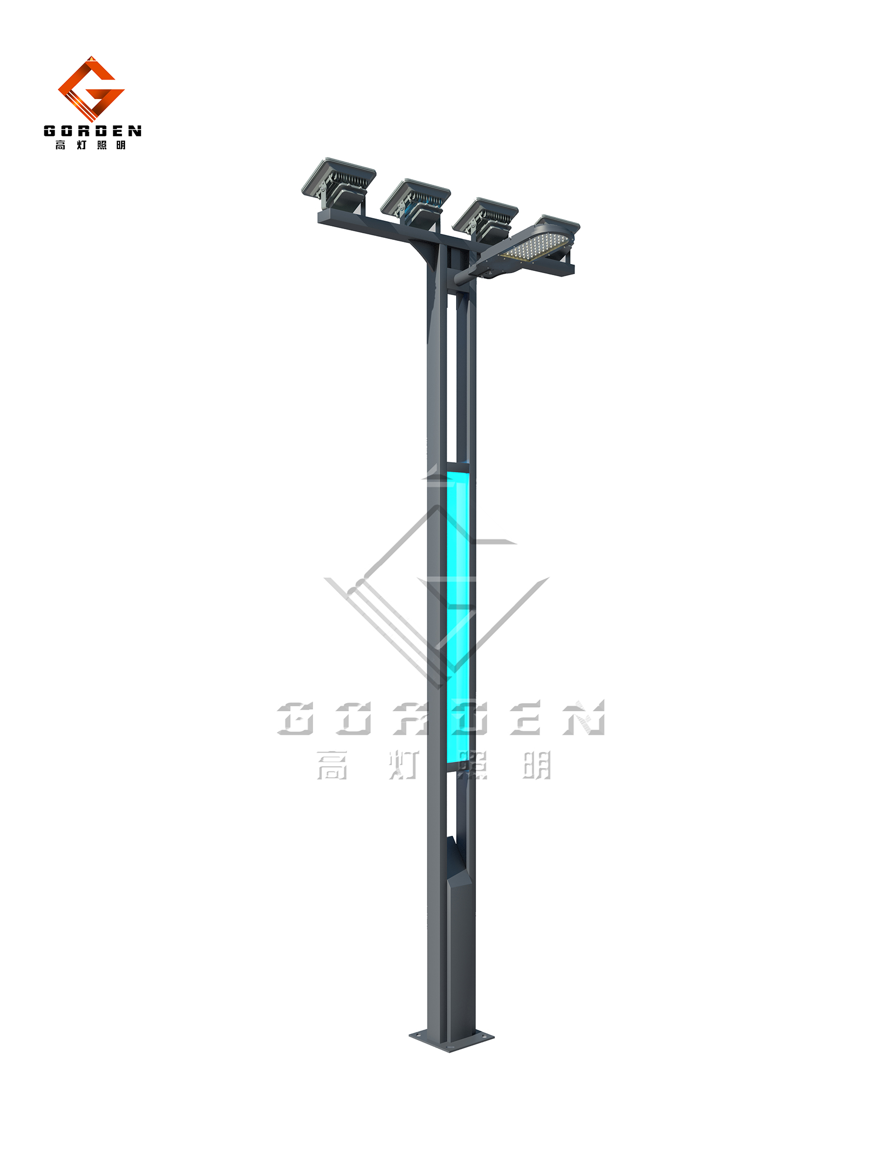 武汉GD-X013 LED现代路灯